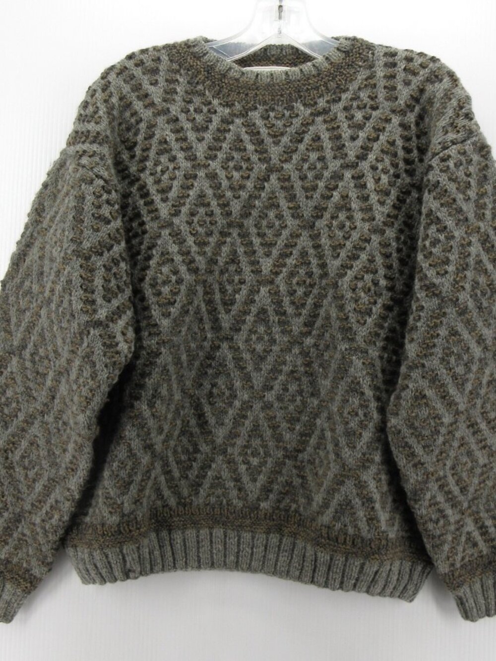 VINTAGE Sweater Small Emma Camusso Wool Uruguay Fisherman Boxy 90s